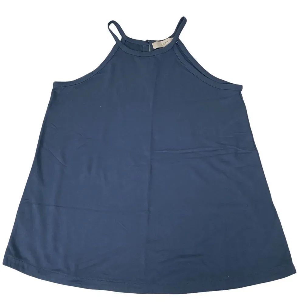 Loft Women's Halter Swing Style Keyhole Top size Small